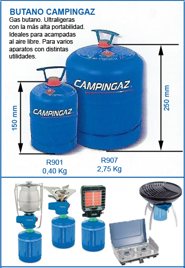 Botellas Campingaz